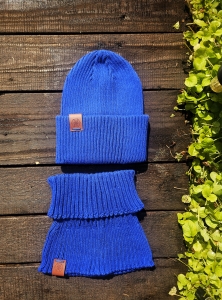 Komin Hala Gąsienicowa - niebieski (unisex)