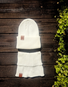 Komin Hala Gąsienicowa - kremowy (unisex)